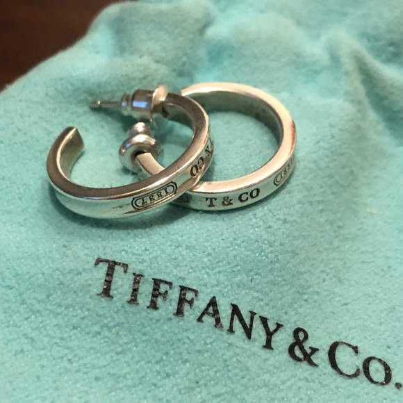 Tiffany 837 Small Hoop Earrings 